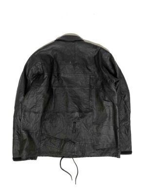 LEATHER COACH JACKET-A