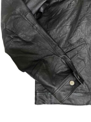 LEATHER ZIP UP WORK JACKET-C