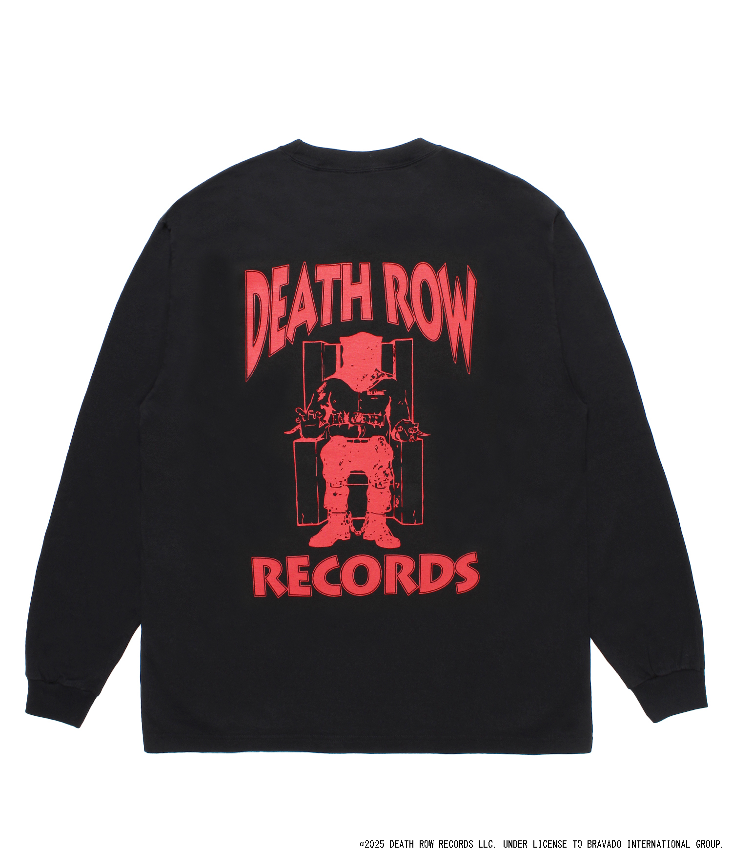 DEATH ROW RECORDS / WASHED HEAVY WEIGHT CREW NECK LONG