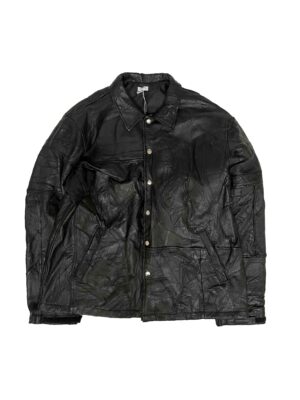 LEATHER COACH JACKET-G