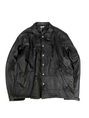 LEATHER COACH JACKET-I