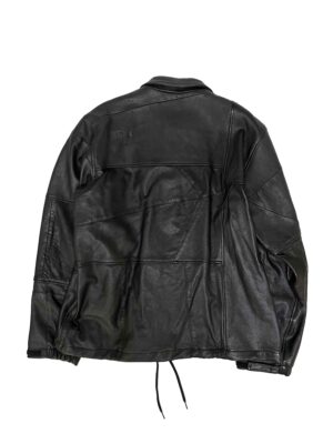 LEATHER COACH JACKET-J