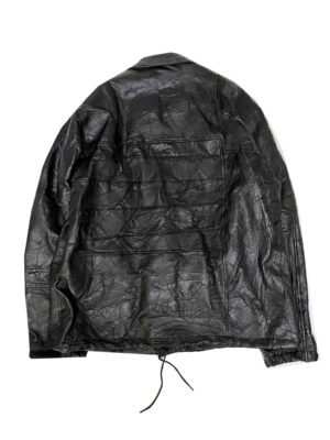 LEATHER COACH JACKET-M