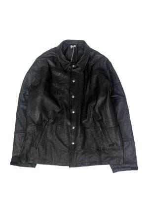 LEATHER COACH JACKET-O