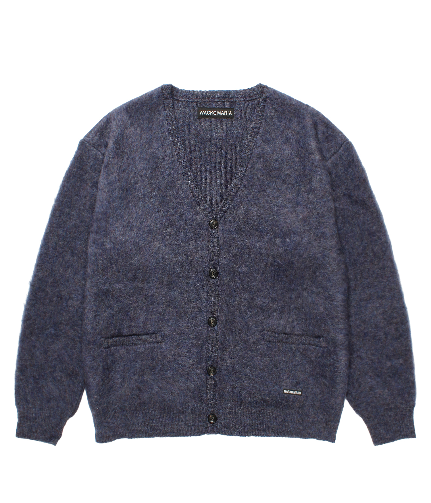 ワコマリア HEAVY MOHAIR KNIT CARDIGAN LEOPARD HEAVY MOHAIR KNIT CARDIGAN【CHARCOAL】｜WACKO MARIA