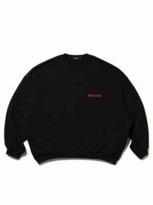 Over Sized Logo Crew Neck Sweatshirt