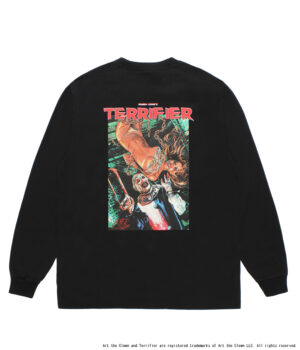 TERRIFIER / WASHED HEAVY WEIGHT CREW NECK LONG SLEEVE T-SHIRT