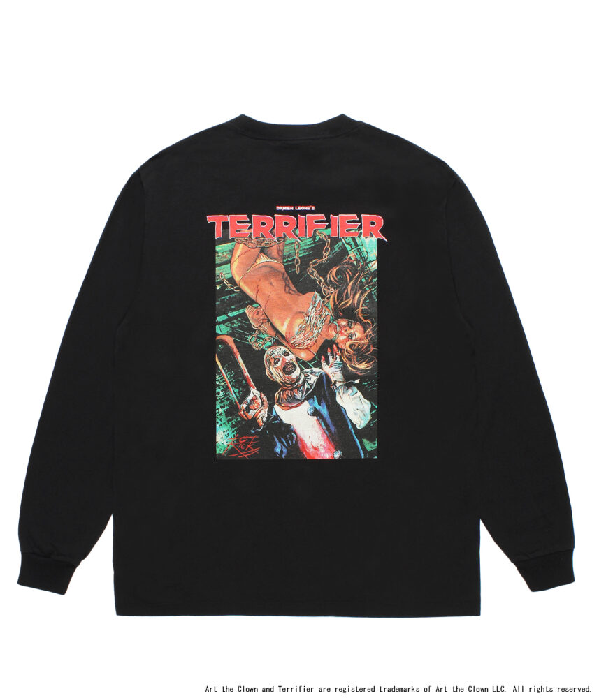 WACKO MARA　TERRIFIER LONG SLEEVE T-SHIRT ERA-DEFINING: Wacko Maria has unveiled a new collaboration