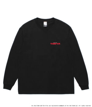 TERRIFIER / WASHED HEAVY WEIGHT CREW NECK LONG SLEEVE T-SHIRT