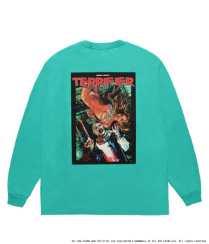 TERRIFIER / WASHED HEAVY WEIGHT CREW NECK LONG SLEEVE T-SHIRT