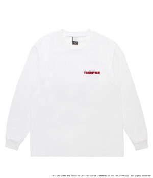 TERRIFIER / WASHED HEAVY WEIGHT CREW NECK LONG SLEEVE T-SHIRT