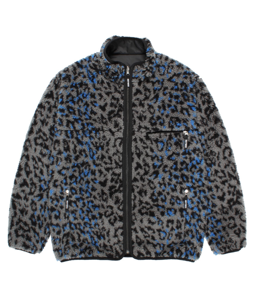 REVERSIBLE LEOPARD BOA JACKET