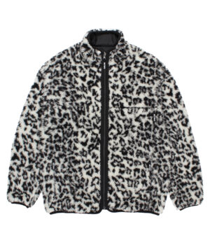 REVERSIBLE LEOPARD BOA JACKET