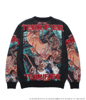 TERRIFIER / MOHAIR JACQUARD KNIT SWEATER