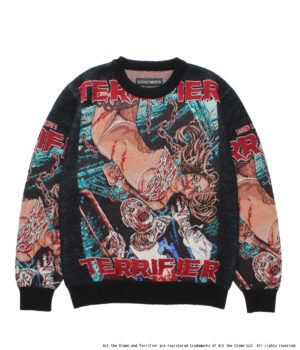 TERRIFIER / MOHAIR JACQUARD KNIT SWEATER