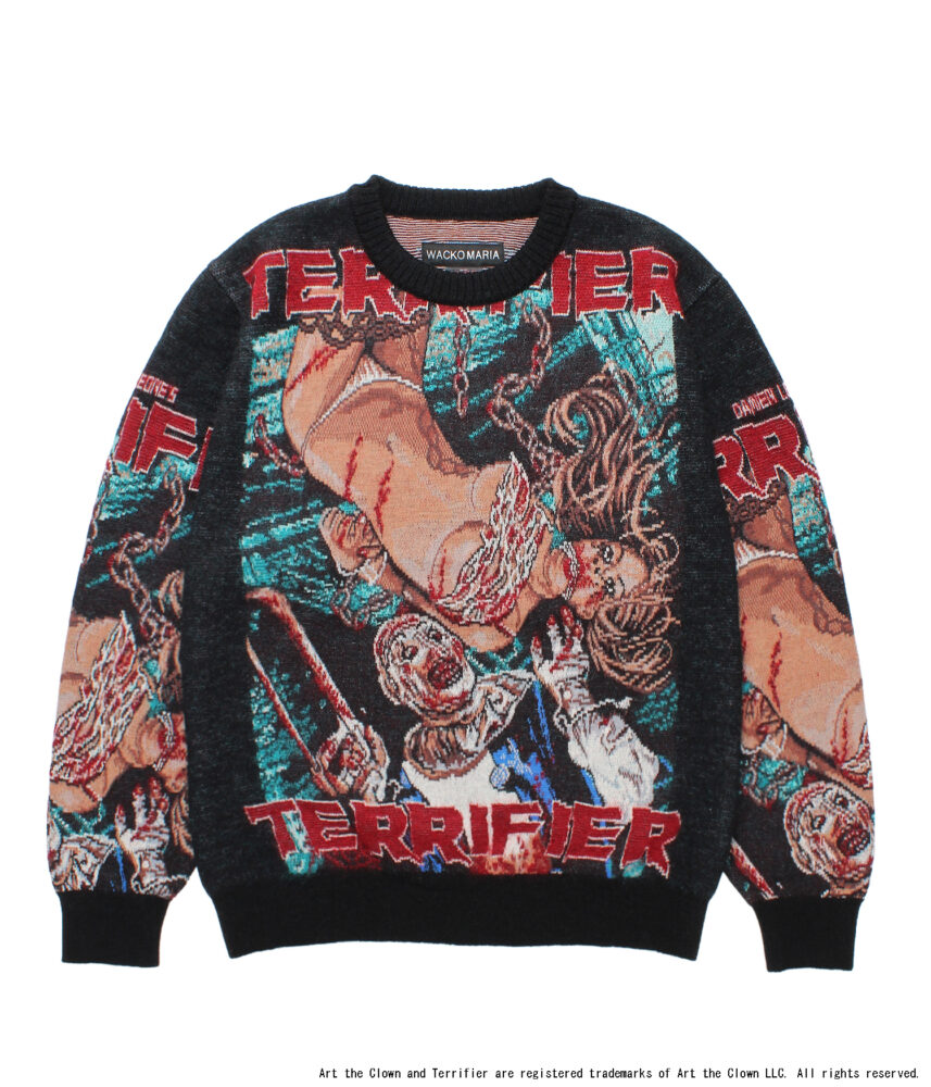 TERRIFIER / MOHAIR JACQUARD KNIT SWEATER | OVER FLOW ONLINE STORE