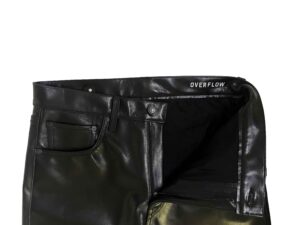 LEATHER STRAIGHT PANTS