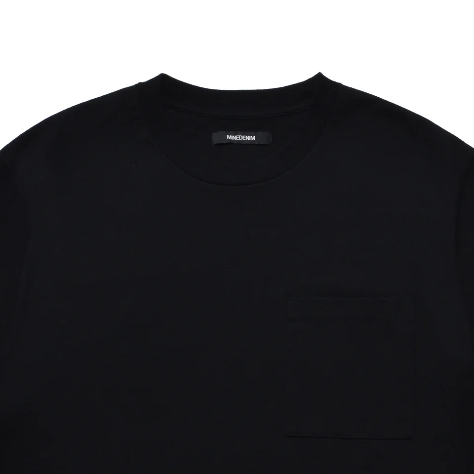 M&M MINEDENM Star Embroidery Pocket T黒XL M&M×MINEDENIM Star Embroidery Pocket Tee | OVER FLOW ONLINE STORE