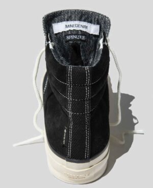 MINEDENIM × nonnative DWELLER TRAINER 2 HI COW LEATHER WITH GORE-TEX by SPINGLE