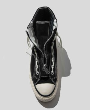 MINEDENIM × nonnative DWELLER TRAINER 2 HI COW LEATHER WITH GORE-TEX by SPINGLE