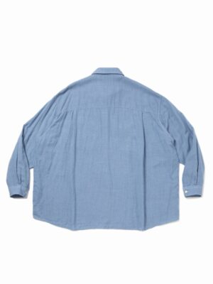 Double Gauze Check Oversized L/S Shirts