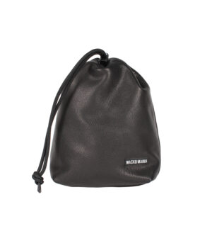 LEATHER DRAWSTRING BAG