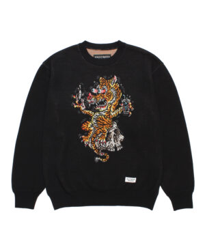 TIM LEHI / JACQUARD KNIT SWEATER