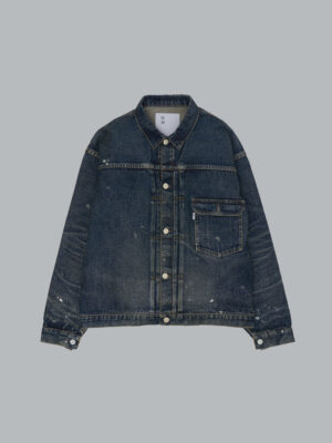 #001 T-BACK DENIM JACKET