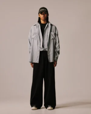 AD Processing Pin Tuck Wide Sweat Easy Pants