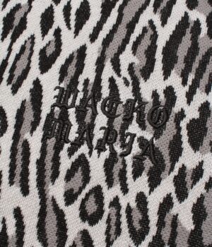 LEOPARD JACQUARD KNIT POLO SHIRT
