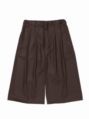 T/W Twill Shin Cut Wide Easy Trousers