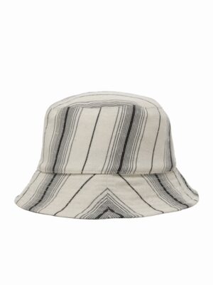 Dobby Chain Stripe Bucket Hat