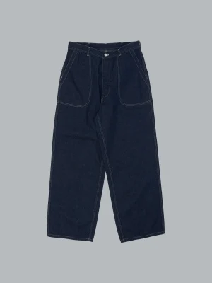 USN DENIM TROUSERS ONE-WASHED