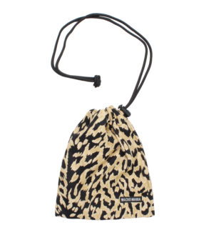LEOPARD DRAWSTRING BAG