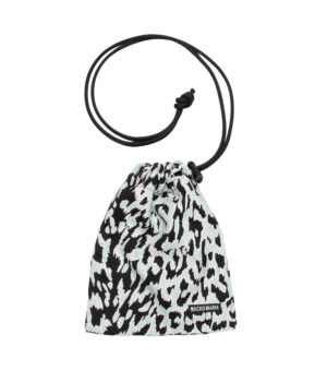 LEOPARD DRAWSTRING BAG