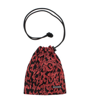 LEOPARD DRAWSTRING BAG