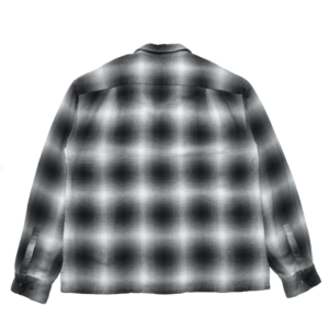 R.Flannel Ombre Open Collar SH