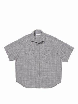 Dobby Gingham Check S/S Western Shirt