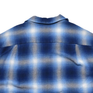 R.Flannel Ombre Open Collar SH