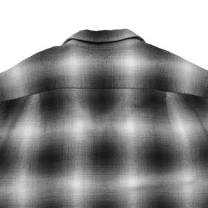R.Flannel Ombre Open Collar SH