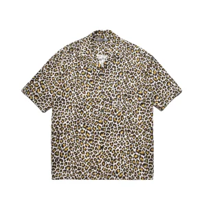 Leopard Print Flanne S.S Open Collar SH