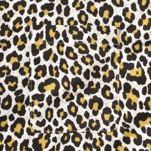 Leopard Print Flanne S.S Open Collar SH