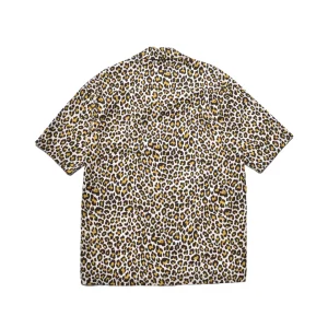 Leopard Print Flanne S.S Open Collar SH