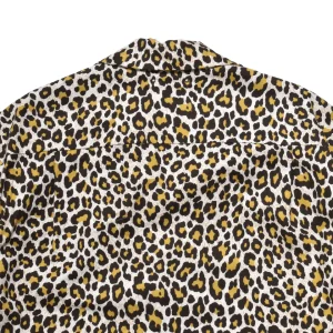 Leopard Print Flanne S.S Open Collar SH