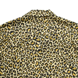 Leopard Print Flanne S.S Open Collar SH