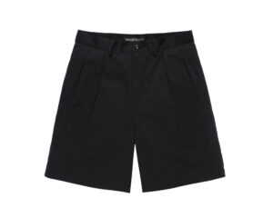 DOUBLE PLEATED CHINO SHORT TROUSERS