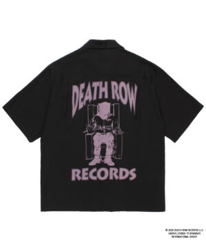 DEATH ROW RECORDS / 50’S OPEN COLLAR SHIRT