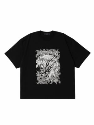 Pima Cotton S/S Tee (Leaf Skull)