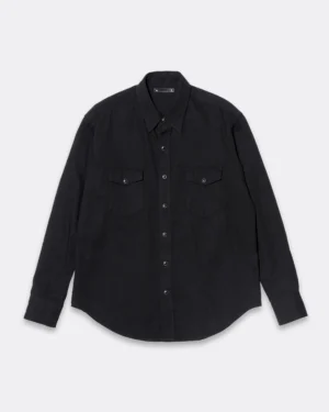 LO.Black Denim Western Shirt