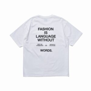 FASHION IS LANGUAGE Crewneck Pocket Tee